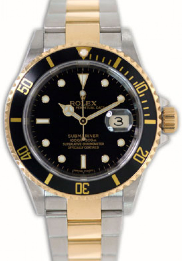 Rolex Submariner 16613 T 40 mm Black Diving