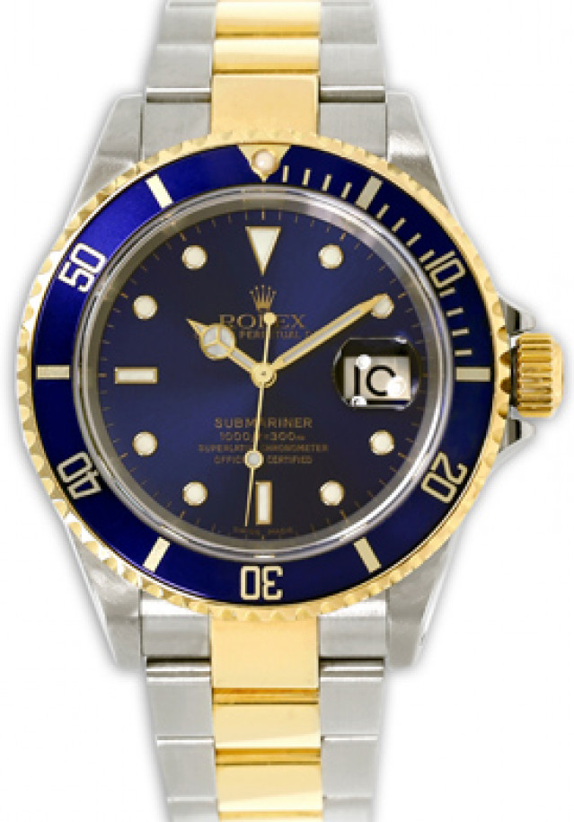 Rolex Submariner 16613 18 kt Yellow Gold Stainless Steel