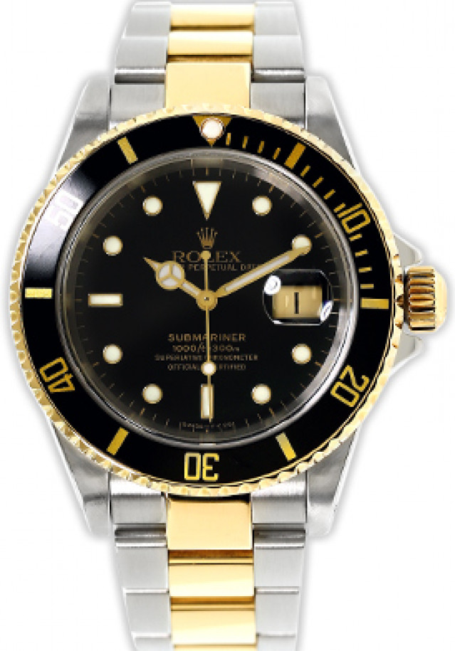 Rolex Submariner 16613 Gold & Steel Year 2001