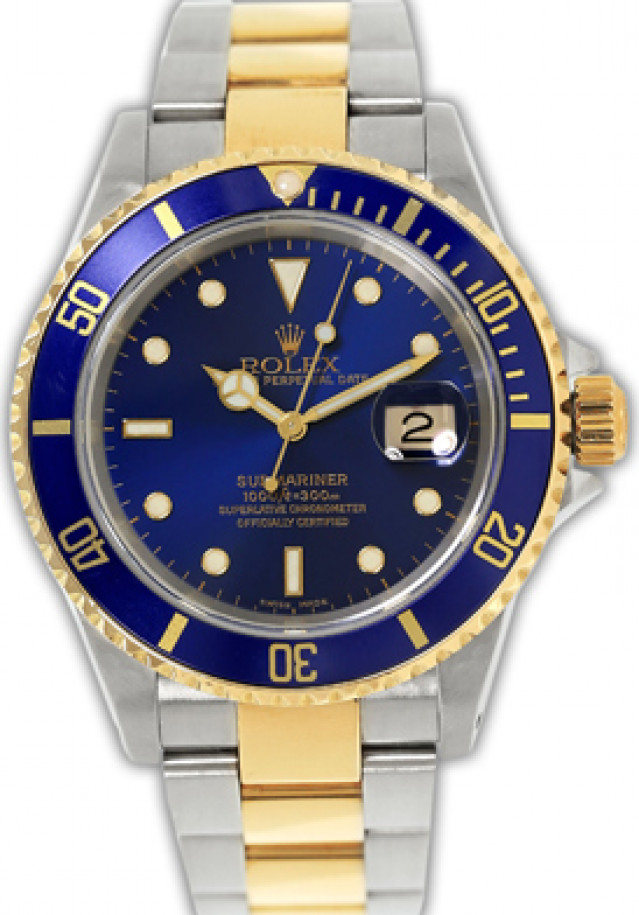 Used Rolex Submariner 16613 Gold & Steel 2002