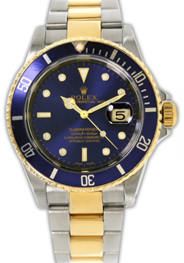 Used Rolex Submariner 16613 Gold & Steel 2000