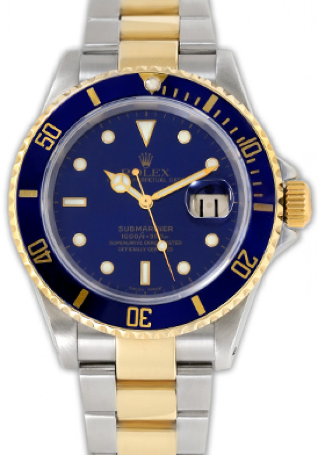 Blue Rolex Submariner 16613 Diving