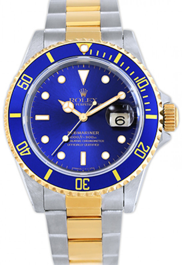 Rolex Submariner 16613 Blue 1992 Serial N