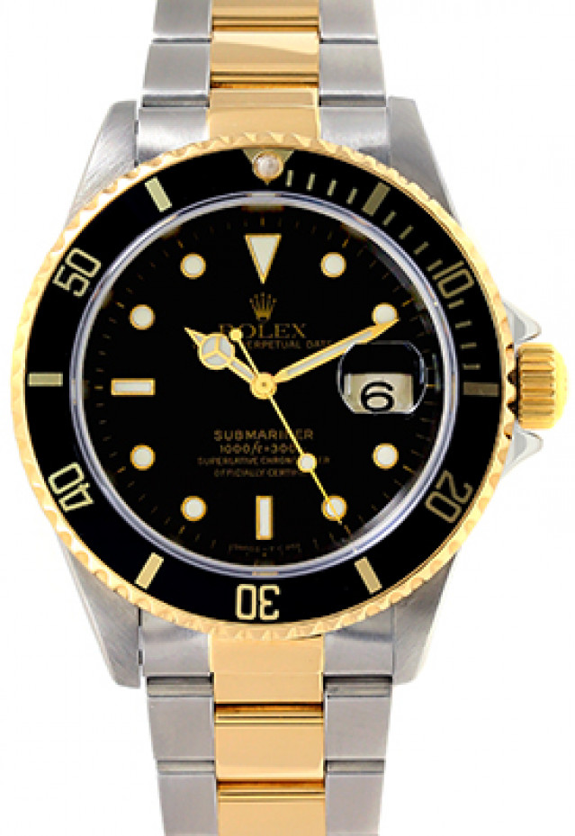 Rolex Submariner 16613 Gold & Steel 1998 Serial U
