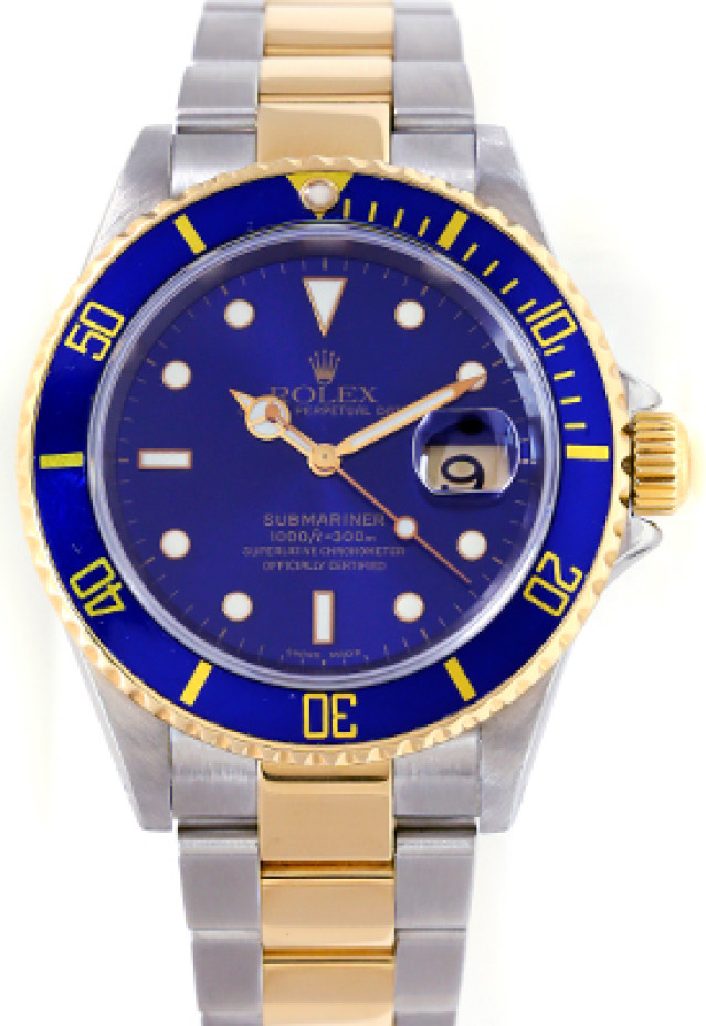 Used Rolex Submariner 16613 Gold & Steel 2003