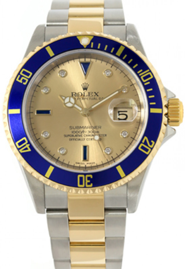 Used Rolex Submariner 16613 40 mm