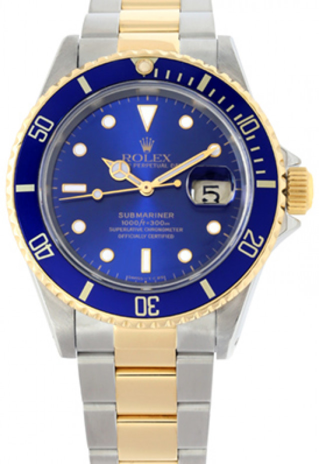 Blue Ceramic Rolex Submariner 16613 40 mm