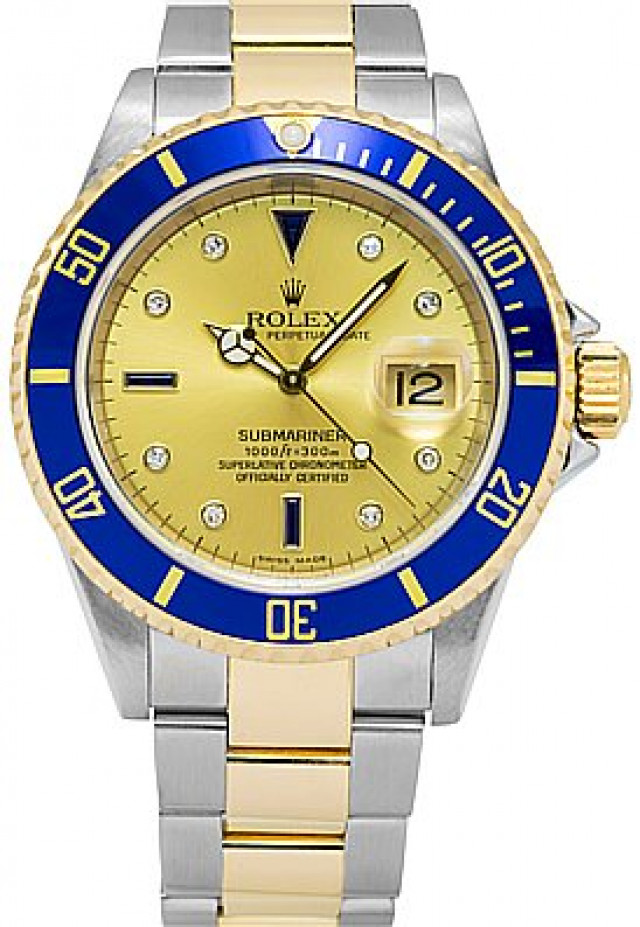 2006 Diamond Rolex Submariner Ref. 16613