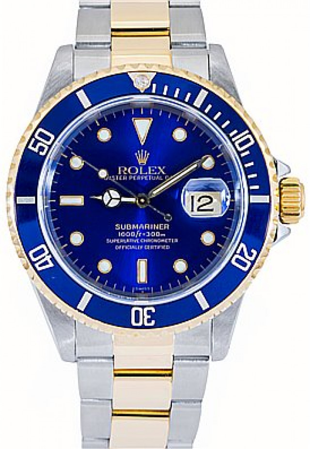 2000 Blue Rolex Submariner Ref. 16613