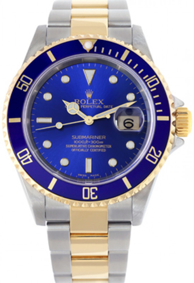 2004 Gold & Steel Rolex Submariner Ref. 16613