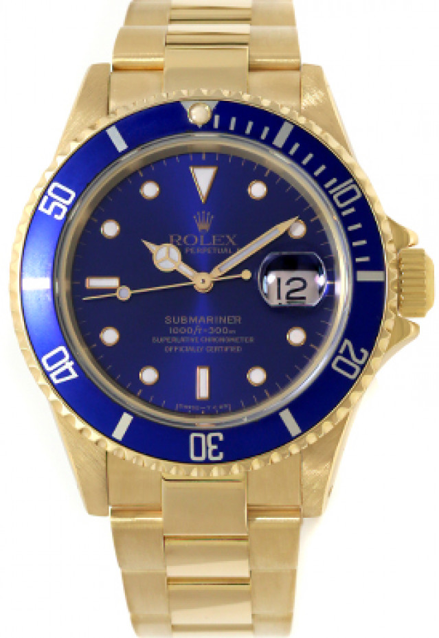 Rolex Submariner 16618 Gold