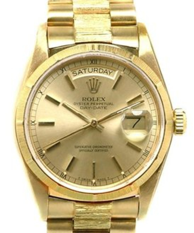 Rolex Day-Date 18078 Gold Champagne 1986
