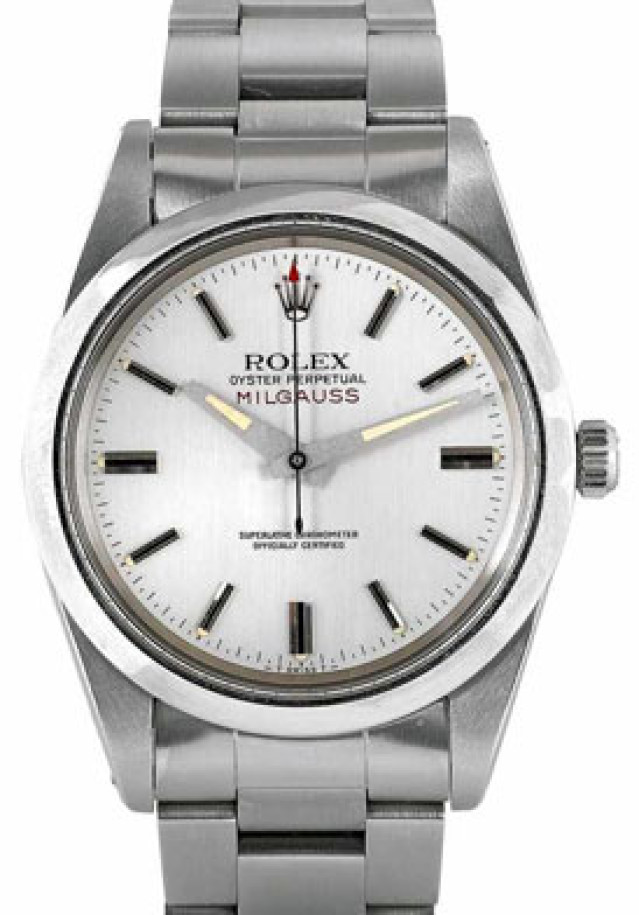 Vintage Rolex Milgauss 1019 Steel with Silver Dial