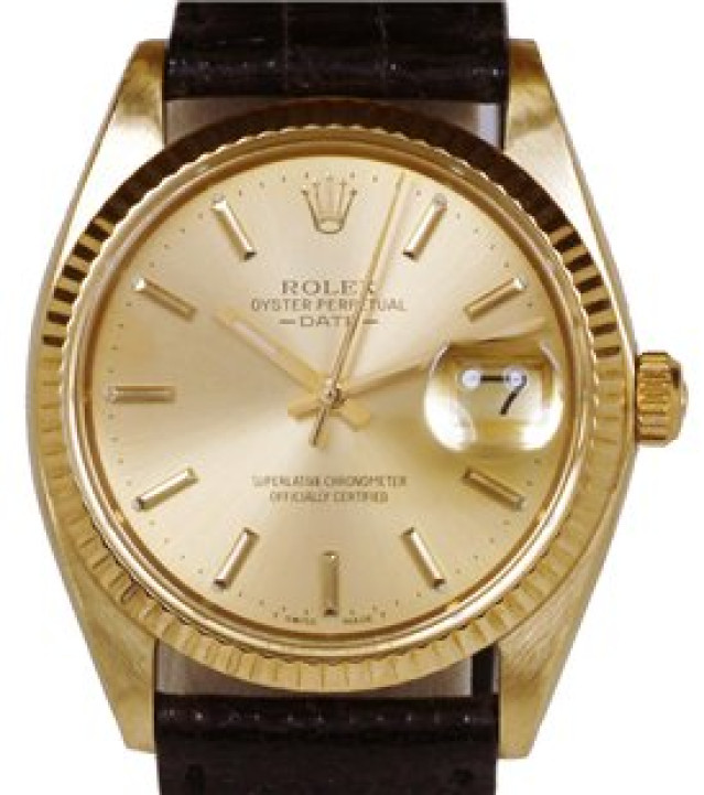 Vintage Rare Rolex Date 1503 Gold