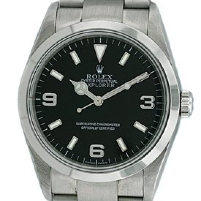 Pre-Owned Rolex Explorer 114270 Year 2004 Steel