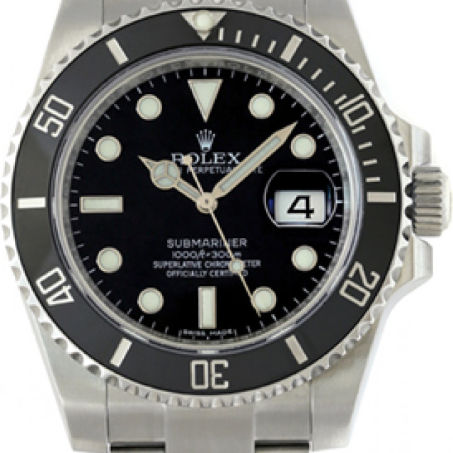 2017 Black Rolex Submariner Ref. 116610