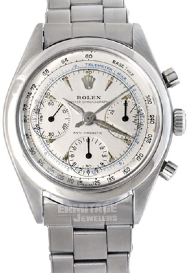 Rolex 6238 Steel on Oyster, Smooth Bezel Steel with Index & Luminous