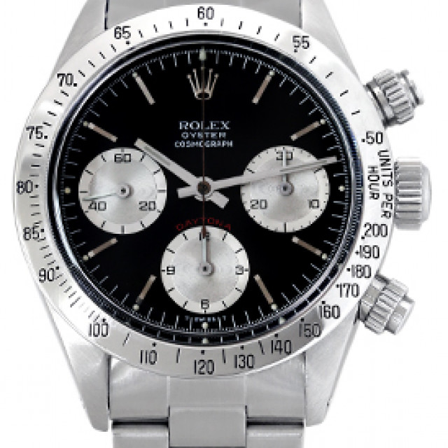 Vintage Rolex Daytona 6265 Steel with Black Dial