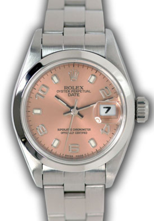 Rolex Date 69160 Steel Rose