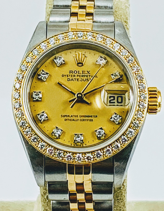 Rolex 69173 Diamond Bezel & Dial.