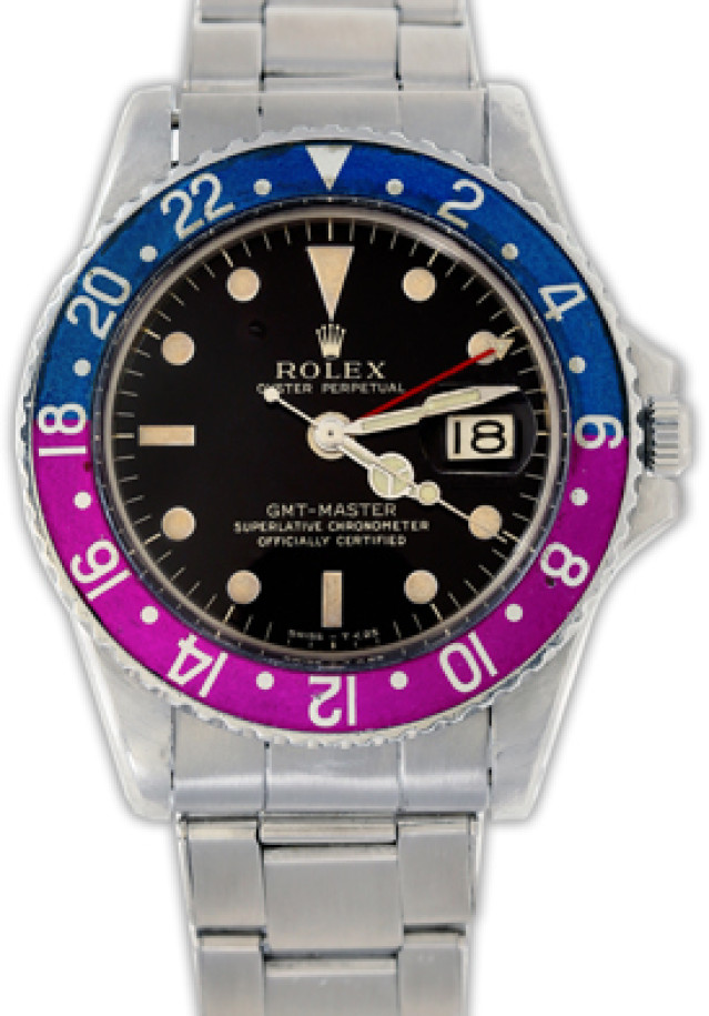 Vintage Rolex GMT-Master 1675 Steel Year 1966