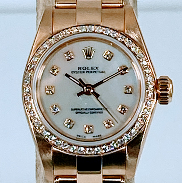 Rolex Diamond Oyster Perpetual Model 67188