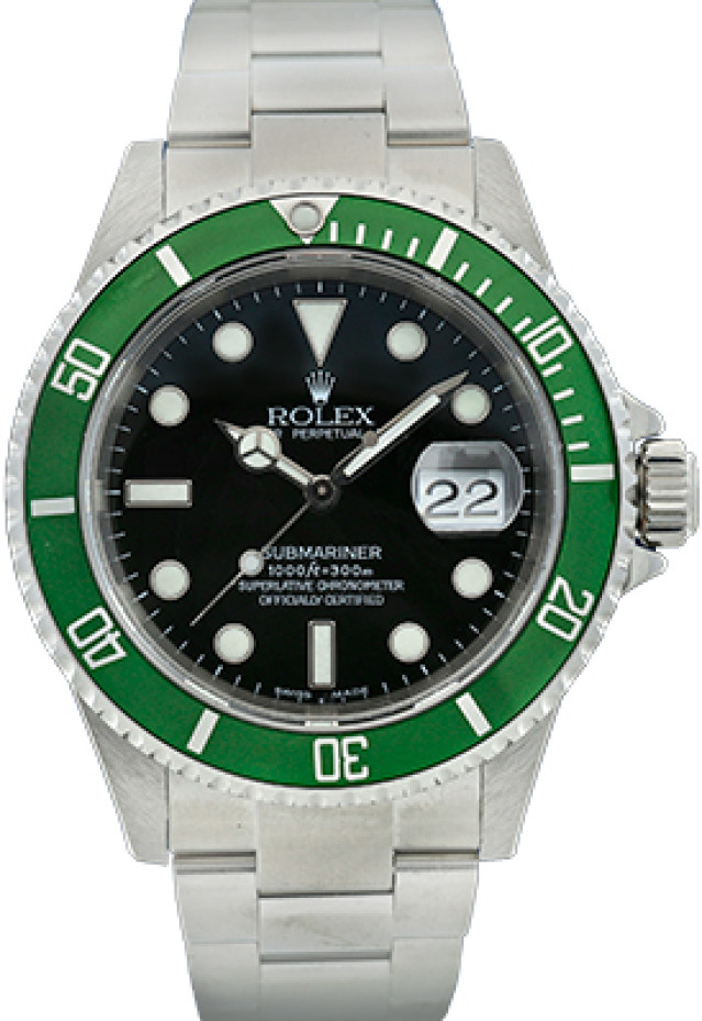 Rolex 16610LV Anniversary Submariner "Kermit"