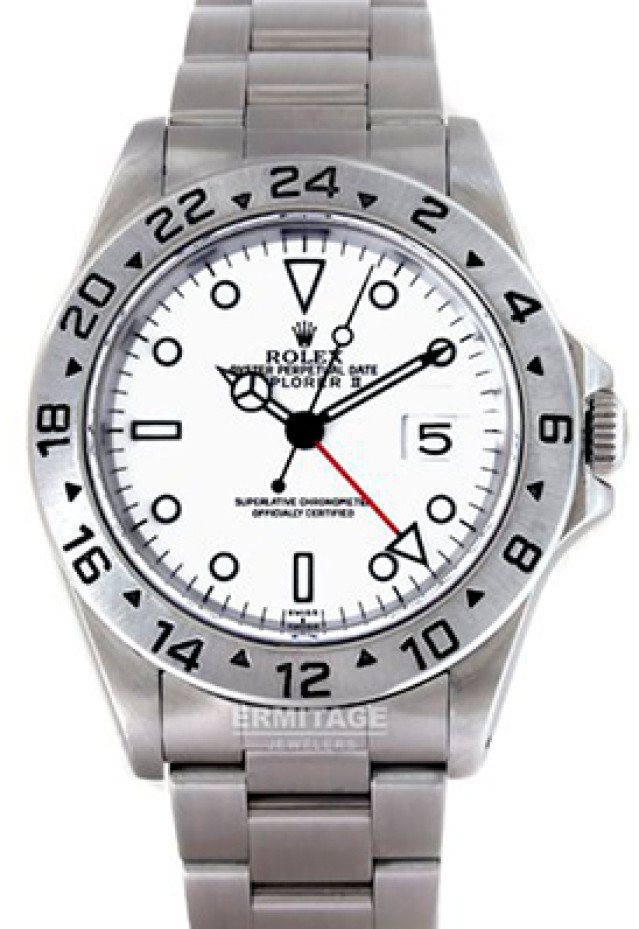 1999 Rolex Explorer II 16570  Polar Single 'Swiss" Dial Full Set