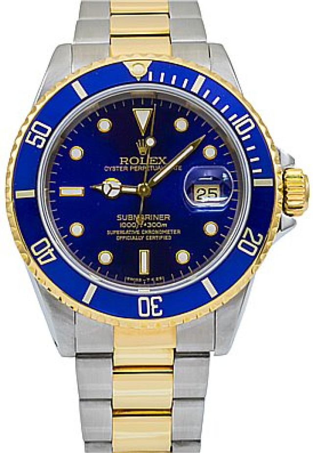 Rolex Submariner 16613 Blue Dial