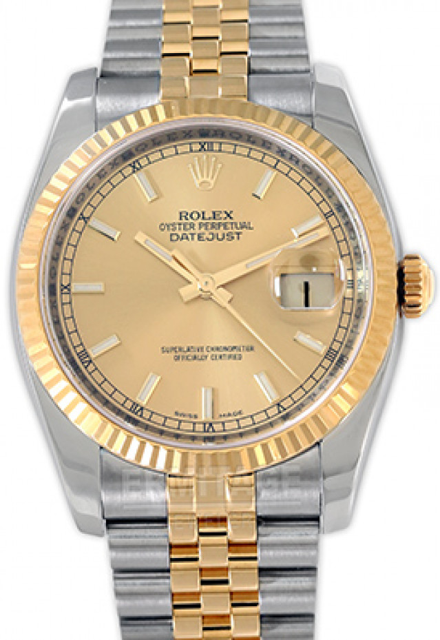 Rolex Datejust 116233 Gold & Steel 36 mm