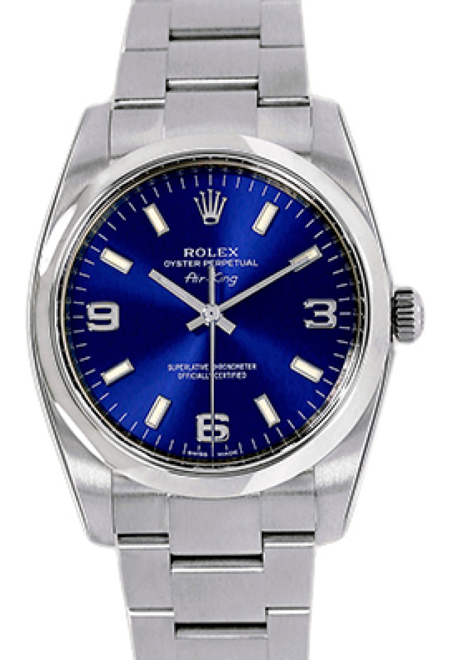 Rolex Air King 114200 Blue Dial