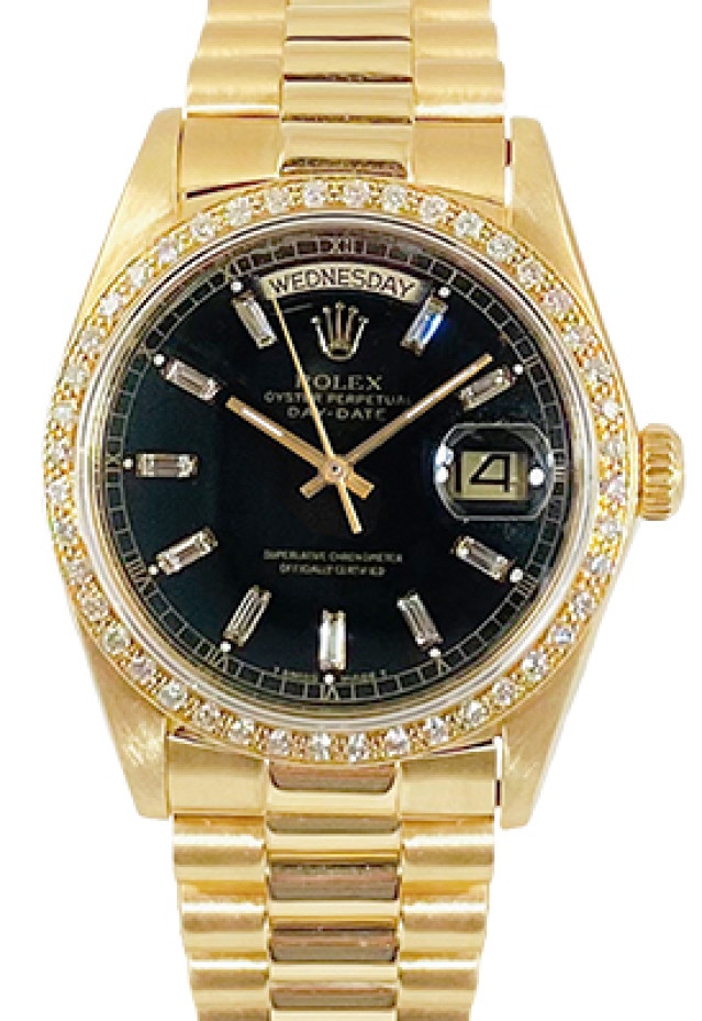 Rolex Day-Date 18038 Diamond Bezel & Dial