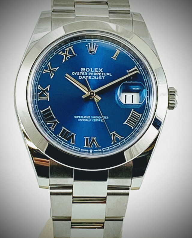 2021 Rolex Datejust 41 mm Roman Dial