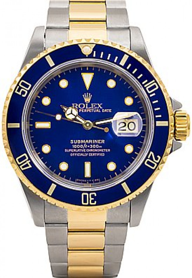 Rolex Submariner 16613 Engraved Rehaut Unworn