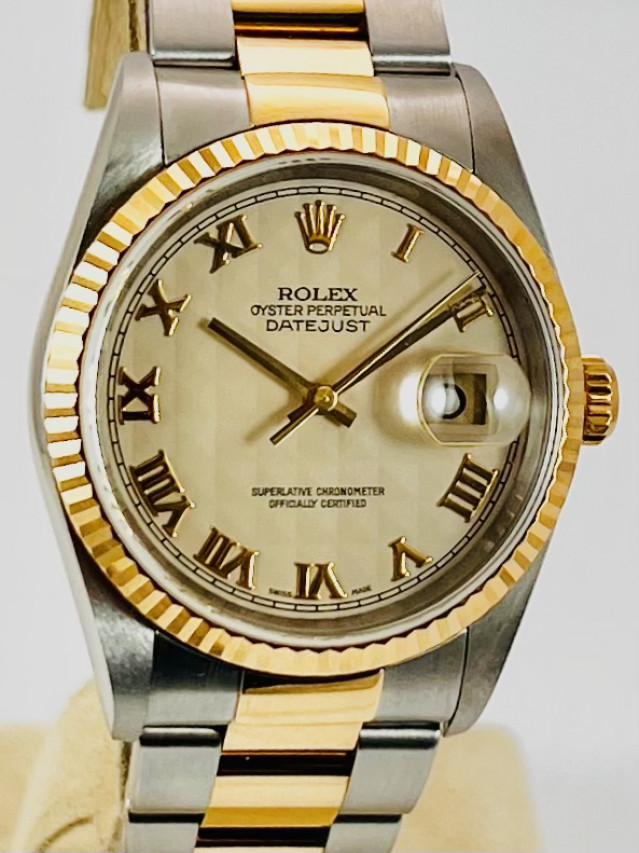 Rolex 16233 Ivory Pyramid Dial