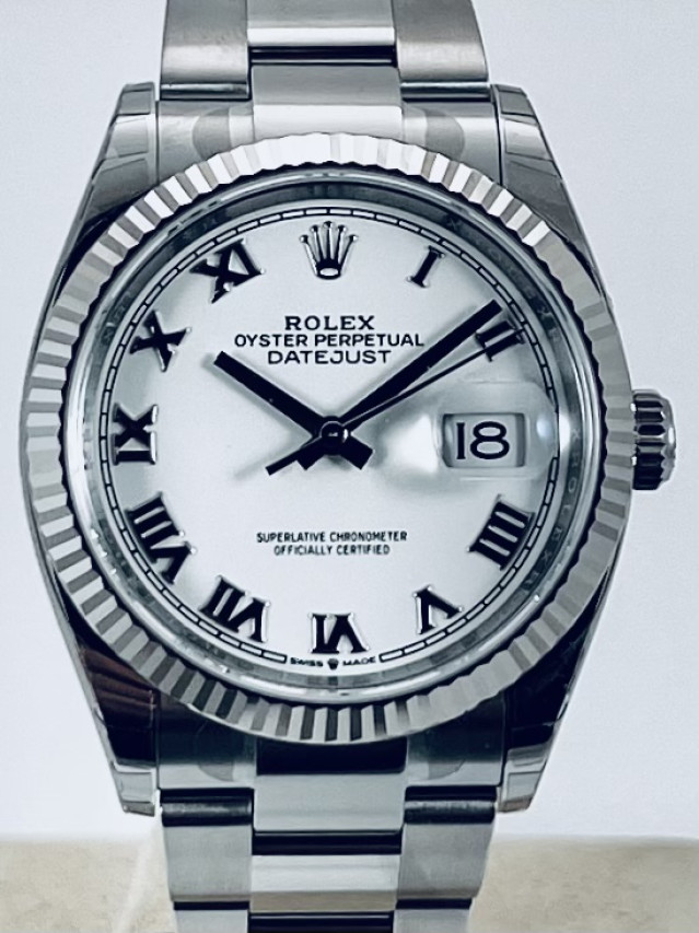 Rolex Datejust 36 White Dial Unworn