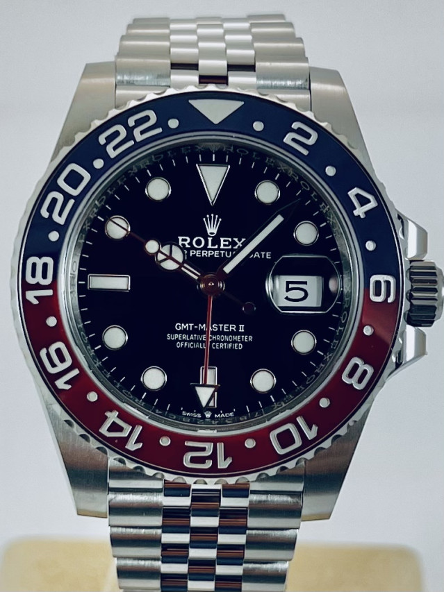 2018 Rolex GMT-Master II Ref. 126710BLRO Stainless Steel Black