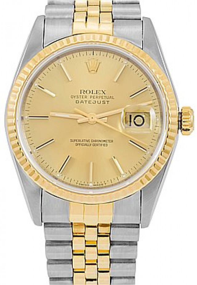 Rolex Datejust 16233 18KT Gold & Steel