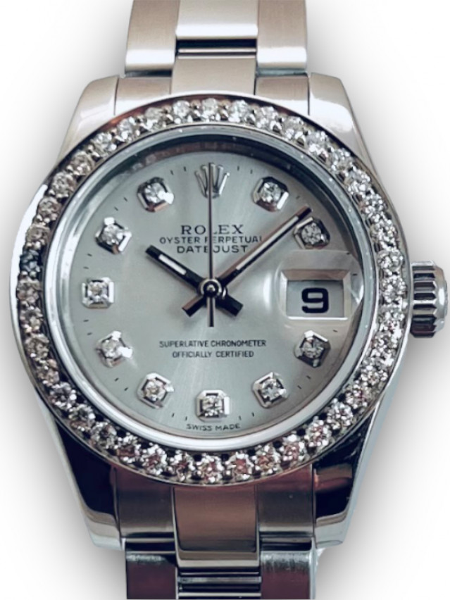 Rolex Datejust 179160 Custom Diamond Bezel& Dial