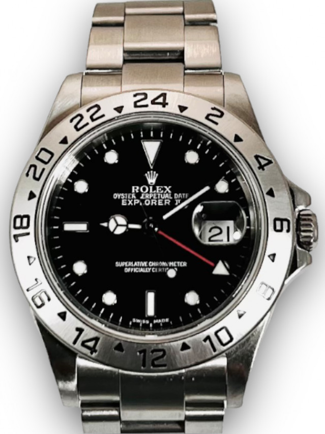 Rolex 16570 Steel on Oyster Black