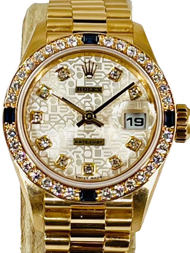 Rolex 79088 Diamond & Sapphire Datejust