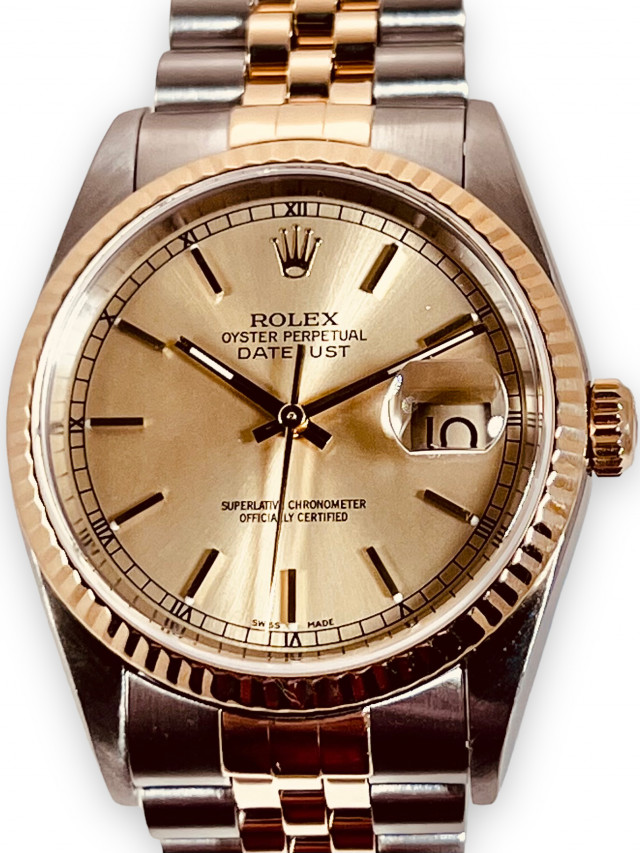 Rolex Datejust 16233 36 mm Champagne Dial