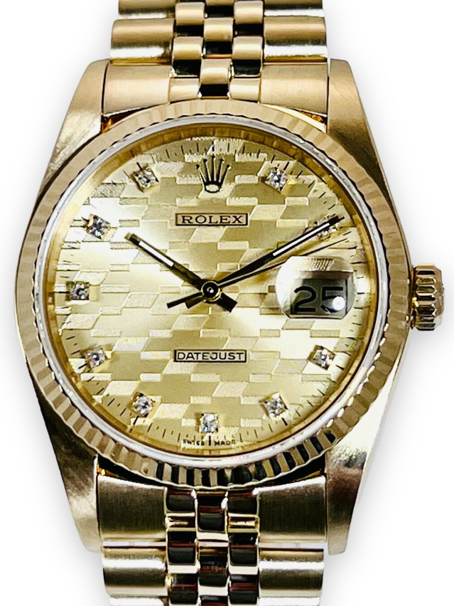 Diamond Rolex Datejust  16018 "Chevrolet"