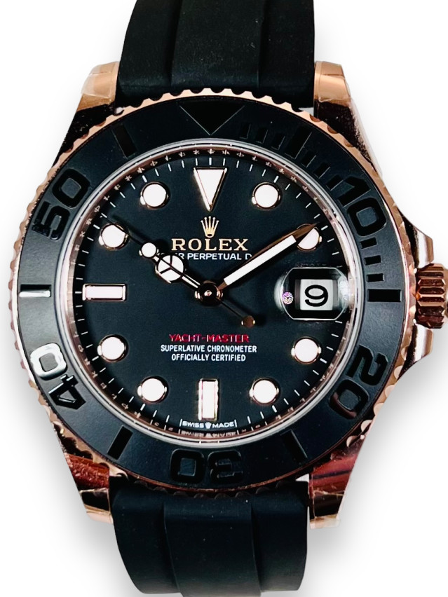 Unworn Rolex Yacht Master37 Rose Gold