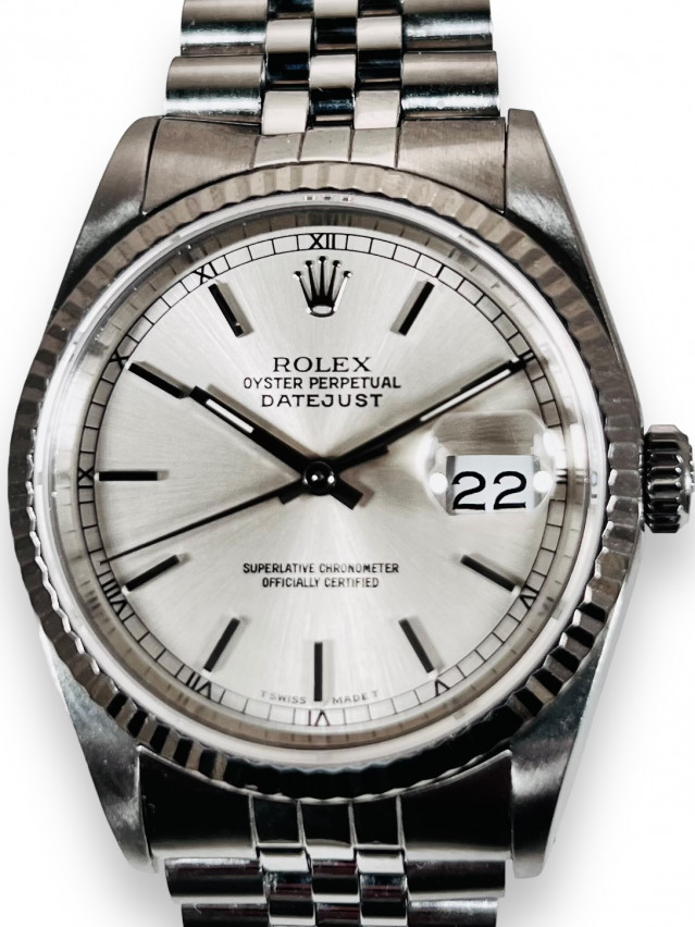 Rolex Datejust 16234 White Gold Bezel