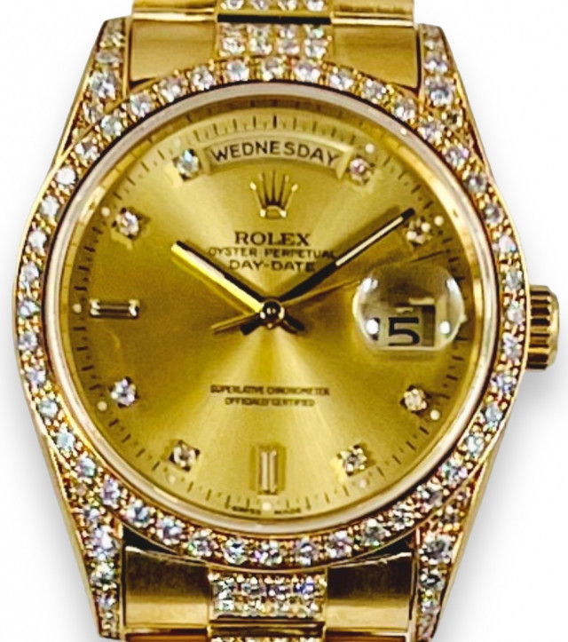 Rolex Super Diamond President 18338