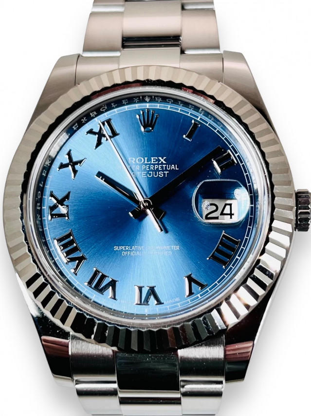 Rolex Datejust 41 116334 Steel & White Gold Unworn