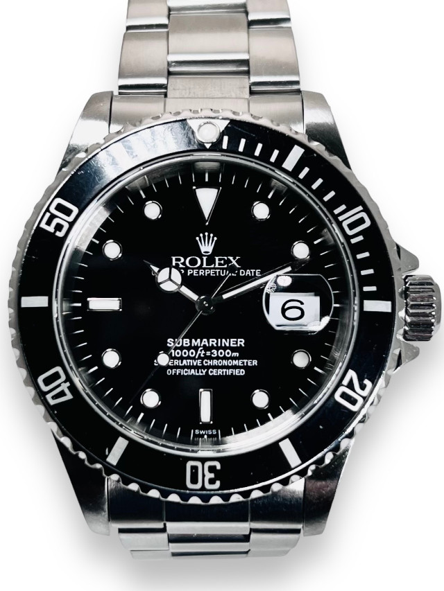 Rolex Submariner 16610 "Single Swiss" Rare Dial