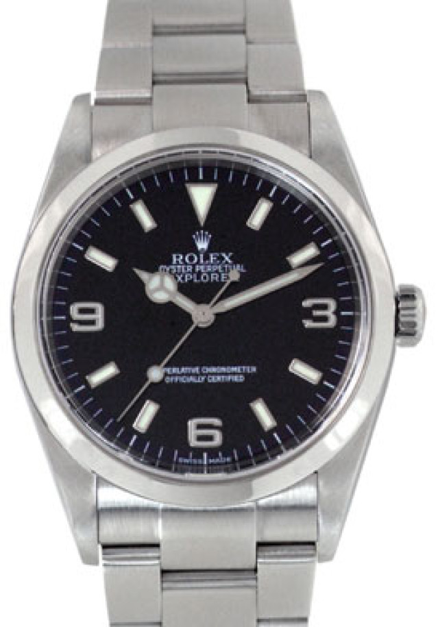 Pre-Owned Rolex Explorer 114270 Year 2003 Steel