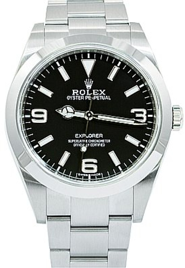 2019 Rolex Explorer Ref. 214270 Stainless Steel Black